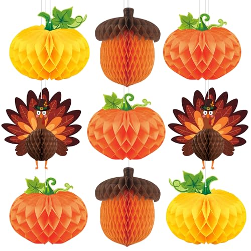 Thanksgiving Honeycomb, 9 Stück Thanksgiving Honeycomb, 9 Stück von KatchOn