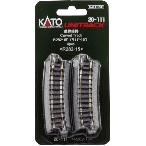 Noch N Gleis Gebogen R282 Mm 15° 4Er Set von Kato