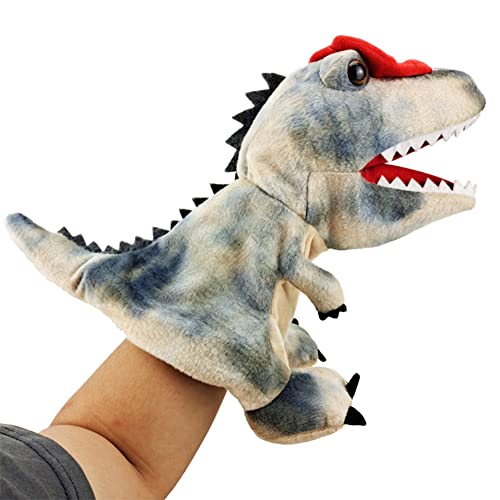 Dinosaurier Handpuppen Gefüllte Dino Spielzeug Realistisches Dinosaurier Spielzeug Cartoon Kuscheliges Stoffpuppen Plüschtier Dinosaurier Modell Spielzeug für Kinder Mädchen Jungen von Katutude