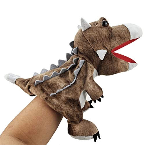 Dinosaurier Handpuppen Gefüllte Dino Spielzeug Realistisches Dinosaurier Spielzeug Cartoon Kuscheliges Stoffpuppen Plüschtier Dinosaurier Modell Spielzeug für Kinder Mädchen Jungen von Katutude