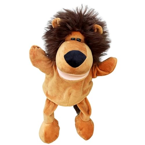 Handpuppen Safari Tierpuppen Handpuppe für Kinder Plüschtier realistische Puppe Rollenspiel süßes Puppentheater für Kinder von Katutude