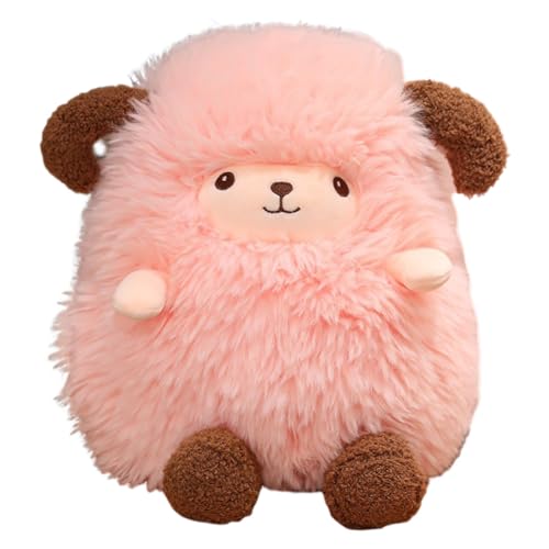 Katutude Plüschtier Schaf Kuscheltier Lamm Plüschpuppe Cute Anime Lamm Plüsch Kuscheltier Puppe Stofftier Schaf Plüschtier Nackenkissen Anime Spielzeug Plüsch Schaf Kissen Puppe Geschenk für Kinder von Katutude