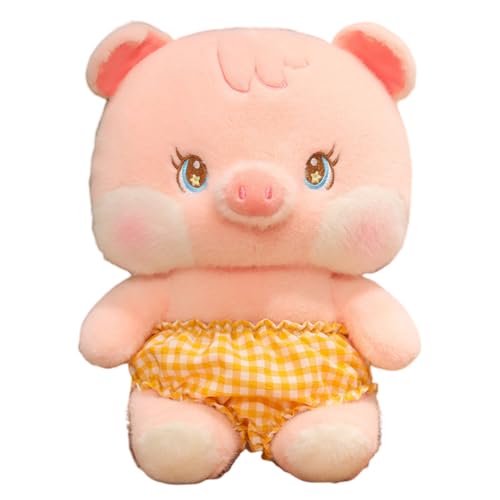 Katutude Plüschtier Schwein Kuscheltier Schwein Plüschpuppe Cute Anime Schwein Kuscheltier Puppe Stofftier Plüschtier Nackenkissen Anime Spielzeug Plüsch Schwein Kissen Puppe Geschenk für Kinder von Katutude