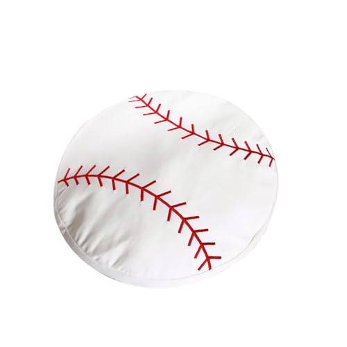 Katutude Weiches Baseball Plüschtier Baseball Spielzeug Plüsch Baseballball weiches Stofftierkissen Baseball Spielzeug Sportball Plüschkissen Geschenk für Kinder von Katutude