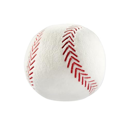 Katutude Weiches Baseball Plüschtier Baseball Spielzeug Plüsch Baseballball weiches Stofftierkissen Baseball Spielzeug Sportball Plüschkissen Geschenk für Kinder von Katutude