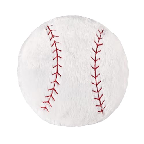 Katutude Weiches Baseball Plüschtier Baseball Spielzeug Plüsch Baseballball weiches Stofftierkissen Baseball Spielzeug Sportball Plüschkissen Geschenk für Kinder von Katutude