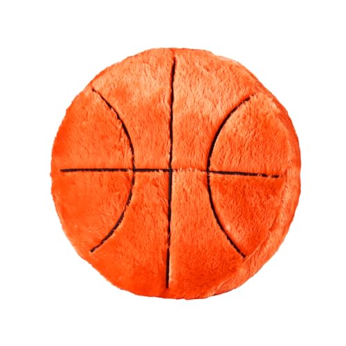 Katutude Weiches Basketball Plüschtier Basketball Spielzeug Plüsch Basketballball weiches Kissen Basketball Spielzeug Sportball Plüschkissen Geschenk für Kinder von Katutude