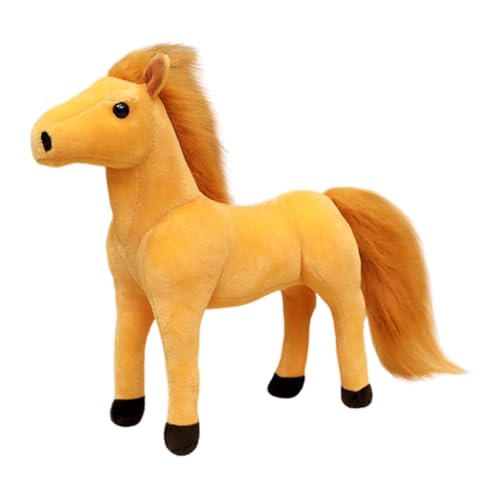 Pferd Plüschtier stehend für Kinder realistisches Pferd Plüschtier riesiges Pferd ausgestopfte Puppe weiche Plüschtiere Tierkissen Kawaii Puppe Geschenk für Kinder von Katutude