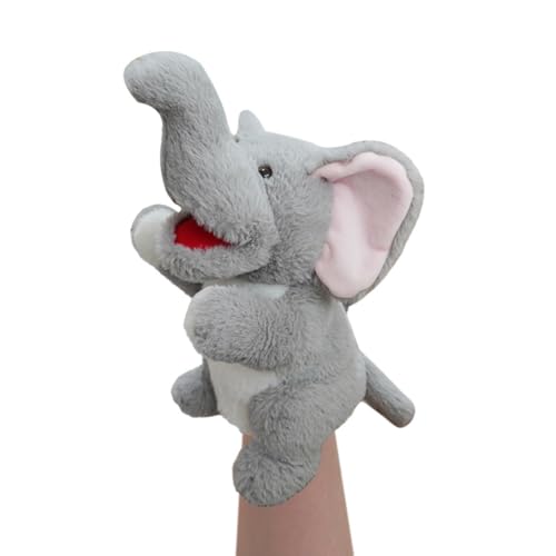 Tier Handpuppen Spielzeug Plüsch Plüschhandpuppen für Kinder realistische Zootier Handpuppe Spielzeug Puppentheater Rollenspiel für Mädchen und Jungen von Katutude