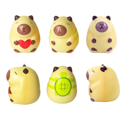 Katyjun 3 Stück Anti Stress Spielzeug Kinder, Capybara Antistress Squeeze Toy für Erwachsene von Katyjun