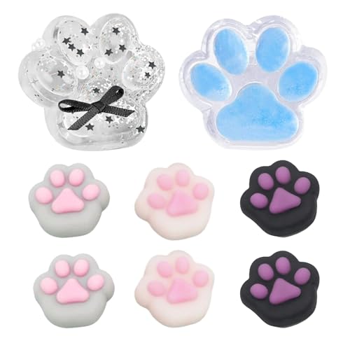 Katyjun 8 Stück Cat Paw Squishy, Fufu Squishy, Funny Squishy Pfote von Katyjun