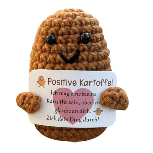 Katyjun Positive Potato, Positive Kartoffel Deutsch,GlüCkskartoffel für Freunde von Katyjun