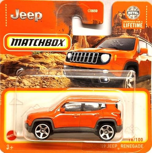 Matchbox 2024 - '19 Jeep Renegade [Orange] 16/100 von Kauf und Spar