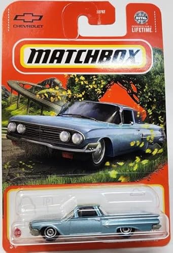 Matchbox 2024-1960 Chevy EL Camino [Blue] blau 2/100 Kurze Karte (Short Card) von Kauf und Spar