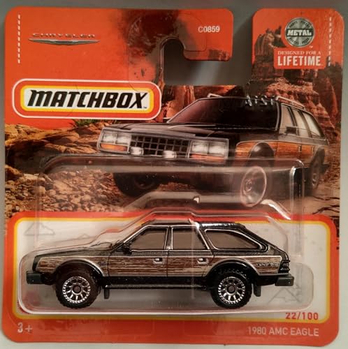 Matchbox 2024-1980 AMC Eagle [Metalflake Black] schwarz 22/100 von Kauf und Spar