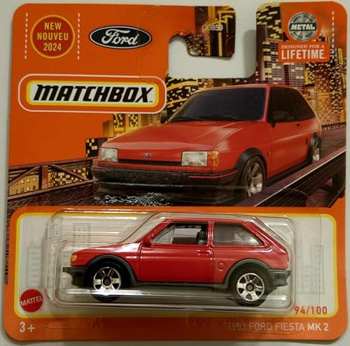 Matchbox 2024-1983 Ford Fiesta MK 2 [Red] rot 94/100 von Kauf und Spar