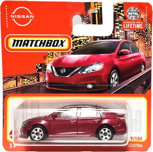 Matchbox 2024-2016 Nissan Sentra [Red Alert] rot 9/100 von Kauf und Spar