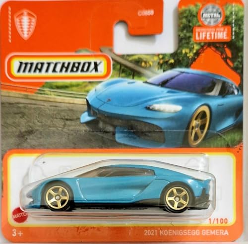 Matchbox 2024-2021 Koenigsegg Gemera [Aqua] blau 1/100 von Kauf und Spar