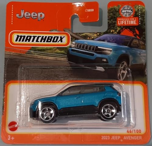 Matchbox 2024-2023 Jeep Avenger [Metalflake Aqua Blue] blau 46/100 von Kauf und Spar