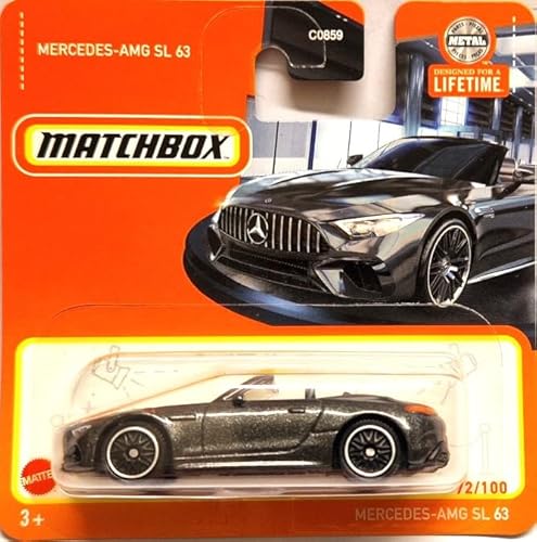 Matchbox 2024 - Mercedes-AMG SL 63 [Selenite Gray Metallic] anthrazit 72/100 von Kauf und Spar