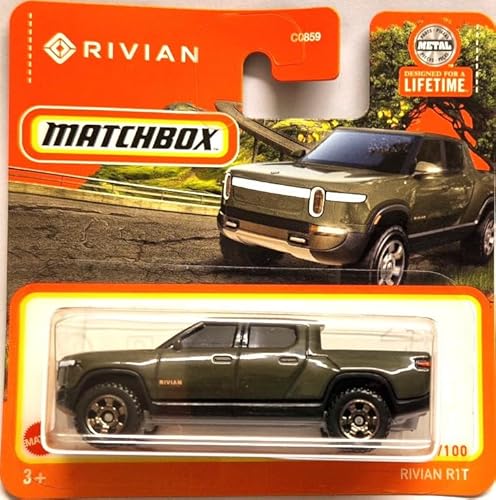 Kauf und Spar Matchbox 2024 - Rivian R1T [Metalflake Olive Green] grün 17/100 von Kauf und Spar