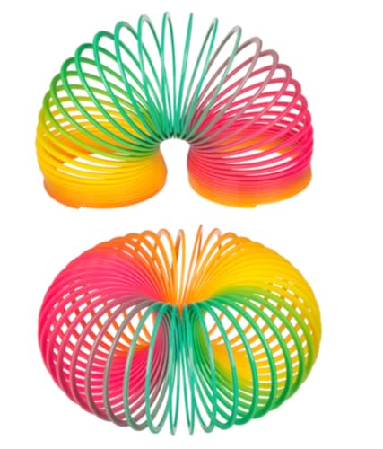 Kaufen-Schenken-Spielen - Regenbogen-Spiralen, 10 cm Durchmesser (2) von Kaufen-Schenken-Spielen