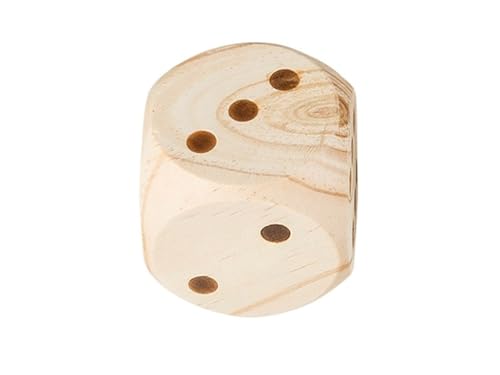 Kaufen Schenken Spielen XXL Holzwürfel - 6cm Kantenlänge (1) von Kaufen-Schenken-Spielen