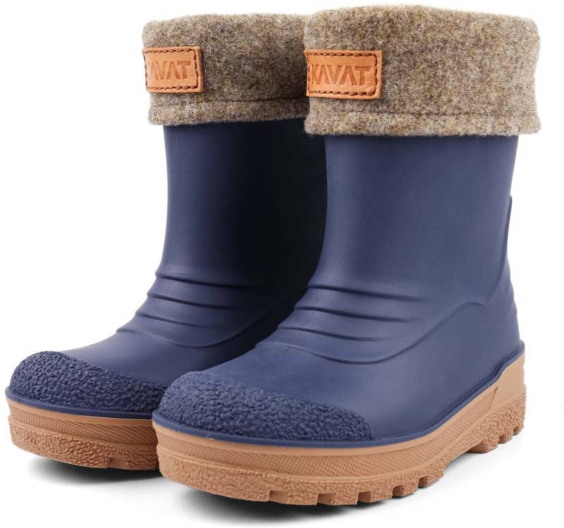 Kavat Gimo WP Gefütterte Gummistiefel, Blau, 22, Kindergummistiefel, Kinderstiefel, Gummistiefel kinder, Kids von Kavat