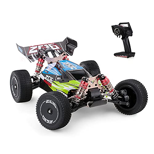 Kavolet Wltoys XKS 144001 RC Auto 60 km/h Antrieb 4 x 4 LCD Sender 1:14 Hochgeschwindigkeit, 1/14 2,4 GHz RC Buggy 4WD Racing Off-Road Drift Car RTR mit 1500 mAh Akku (rot) von Kavolet