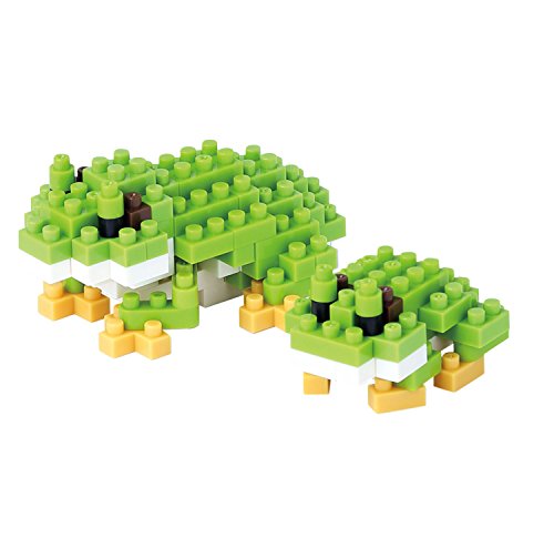 nanoblock NBC-161 - Tree Frog / Laubfrosch, Minibaustein 3D-Puzzle, Mini Collection Serie, 120 Teile, Schwierigkeitsstufe 2, mittel von Kawada