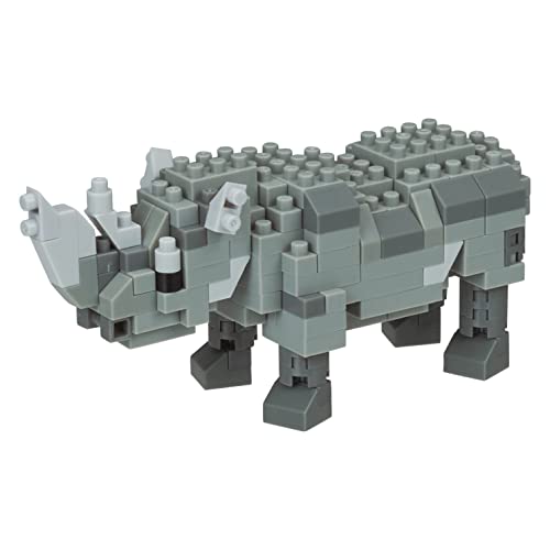 nanoblock NBC308 Rhino, Grey von Kawada