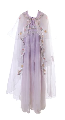 Kawaii-Story Han-010 Hanfu Kleid lila traditional 3-Teile China Kleidung Cosplay Robe Kostüm bestickt (Han-010, M) von Kawaii-Story