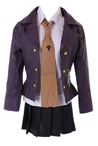 Kawaii-Story MN-124 Kunstleder Jacke 5-Teile Set Cosplay Kostüm von Kyoko Kirigiri für Danganronpa Fans (L) von Kawaii-Story