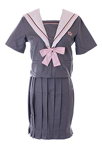 Kawaii-Story MN-136 Grau Japan Schuluniform Bluse Rock Seifuku Sailor Lolita Kostüm Cosplay Anime (XL) von Kawaii-Story