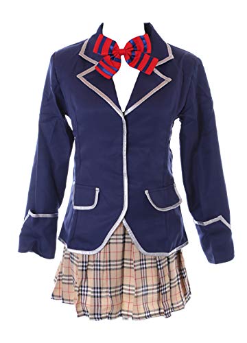 Kawaii-Story MN-143 Erina Food Wars Anzug Rock Japan Schuluniform Kostüm Set Cosplay (L) von Kawaii-Story