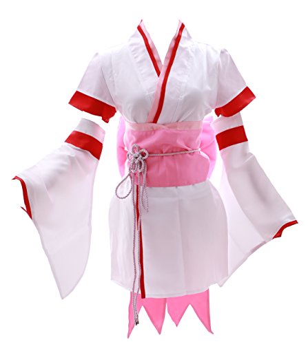 Kawaii-Story MN-17 Ram RE: Zero Kara Hajimeru Isekai Seikatsu weiß Kimono Set Cosplay Kostüm (Gr. M) von Kawaii-Story