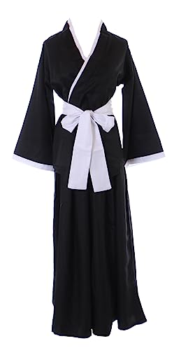 Kawaii-Story MN-217 Shinigami Kimono schwarz 3-Teile Cosplay Kostüm Renji Ichigo Rukia Japan Kendo Anzug (L) von Kawaii-Story