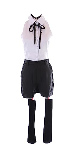 Kawaii-Story MN-218 Uniform schwarz Bluse Shorts 6-Teile Cosplay Kostüm für Reze Chainsaw Man (XL) von Kawaii-Story
