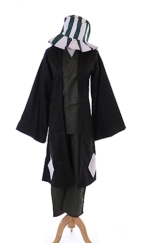 Kawaii-Story MN-223 Kimono grün schwarz 4-Teile Cosplay Kostüm für Kisuke Urahara Shinigami (L) von Kawaii-Story