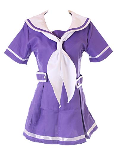 Kawaii-Story MN-62 Date A Live 2 Miku Izayoi lila Schuluniform Set Kleid Kostüm Manga Anime Cosplay (L) von Kawaii-Story