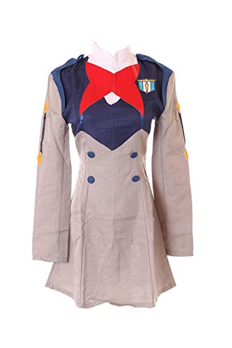 Kawaii-Story MN-66 Darling in The Franxx Grau Ichigo Miku Kokoro Militär Kleid Anzug Uniform Kostüm Manga Anime Cosplay (L) von Kawaii-Story