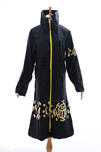 Kawaii-Story MN-OP-03 Law Trafalgar One Piece Pirat Cosplay Mantel Coat Kostüm Costume (Size XL) von Kawaii-Story