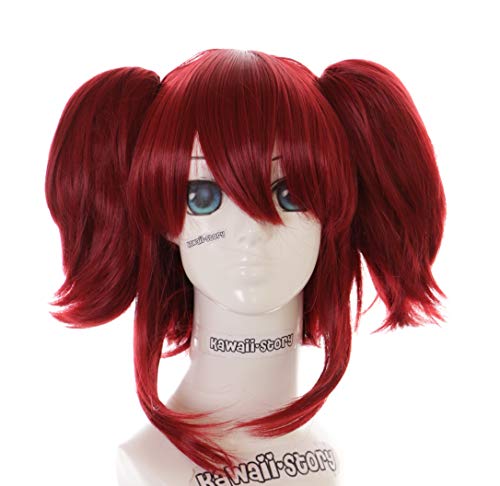 Kawaii-Story PL-066 Mey-Rin Black Butler rot 35cm 3-TLG. Zopf Lolita Cosplay Perücke Wig Anime Manga von Kawaii-Story