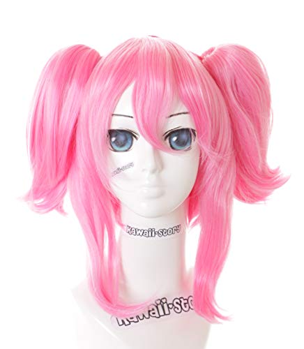 PL-150 Lux Leage of Legends rosa pink 3-tlg. Haarteile kurz Cosplay Lolita Perücke Wig Anime Manga von Kawaii-Story