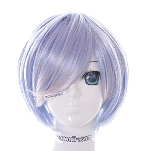 Kawaii-Story PL-584-2 Hell-Blau Bob kurz Haar für Rem Cosplay Perücke Wig Anime Manga von Kawaii-Story