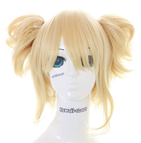 TM-374 Himiko Toga Hero Academia blond 3-tlg. Zopf Lolita Cosplay Perücke Wig Anime Manga von Kawaii-Story