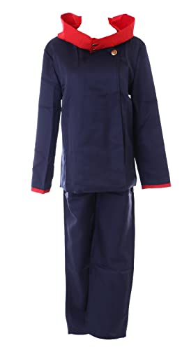 MN-207 Yuji Itadori blau Anzug Schuluniform Unisex Kostüm Cosplay für Jujutsu Kaisen (S) von Kawaii-Story