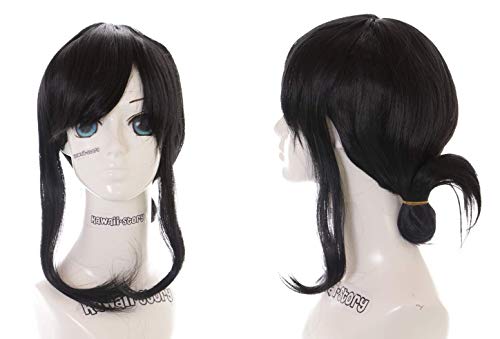 TM-523 Shinomiya Kaguya-sama Love is War schwarz Zopf Cosplay Perücke Wig Anime Manga von Kawaii-Story