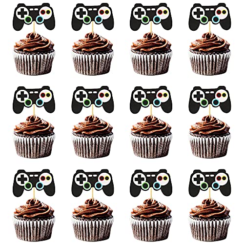 Kawailay 24 Stück Video Spiel Cupcake toppers Spiel Motto Tortendeko Gaming Cupcake Picks Kuchendeckel Kuchen Picks für Kinder Junge Geburtstag Party Deko Kawailay 24 Stück Video Spiel Cupcake toppers Spiel Motto Tortendeko Gaming Cupcake Picks Kuchendeckel Kuchen Picks für Kinder Junge Geburtstag Party Deko von Kawailay