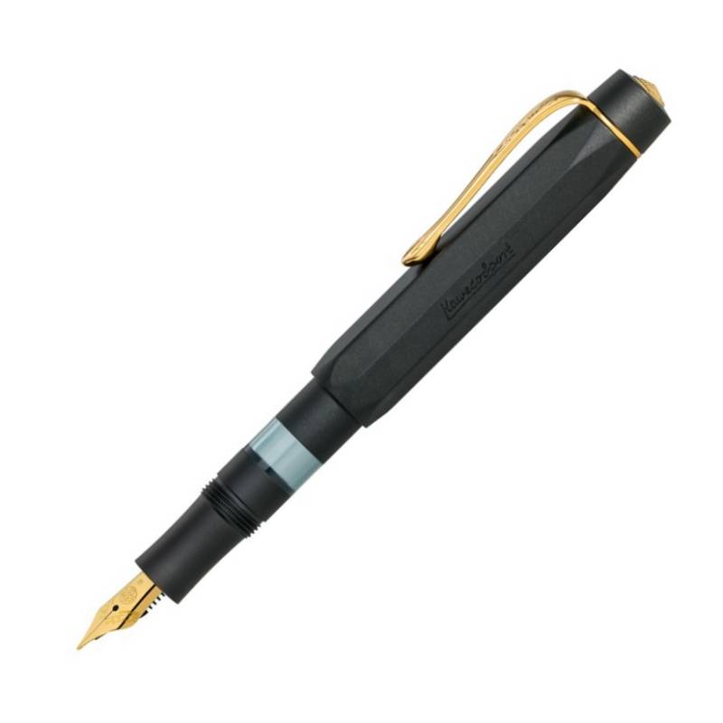 Kaweco Füllfederhalter AL Sport Piston Schwarz/Gold F von Kaweco